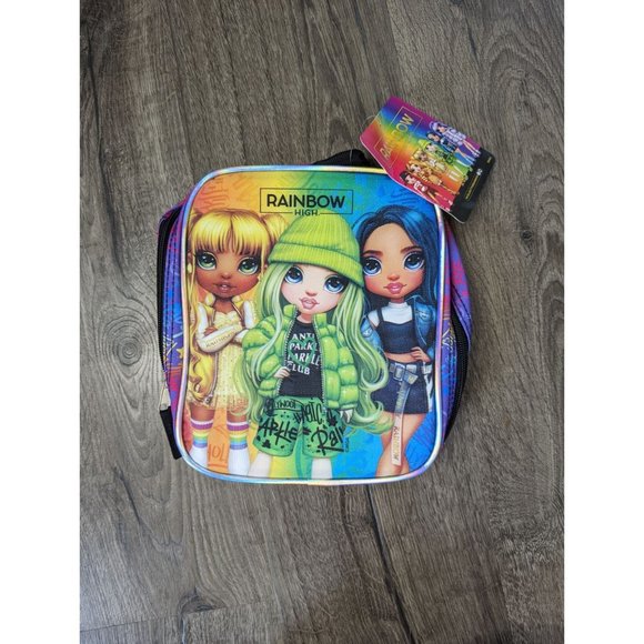NWT Rainbow High Shimmery Insulated Lunch Pail - Picture 8 of 8